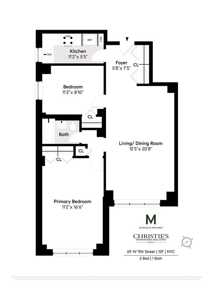 69 West 9th Street 12F Greenwich Village New York NY 10011