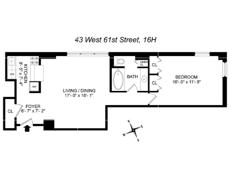 43 West 61st Street 16H Lincoln Square New York NY 10023