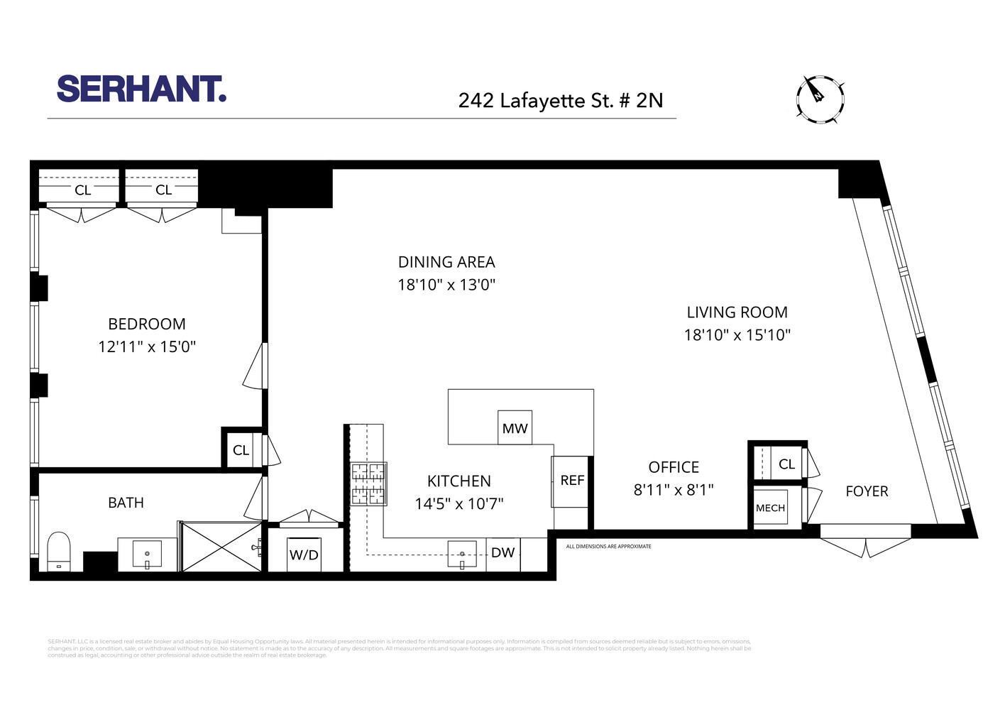 242 Lafayette Street 2N Soho New York NY 10012