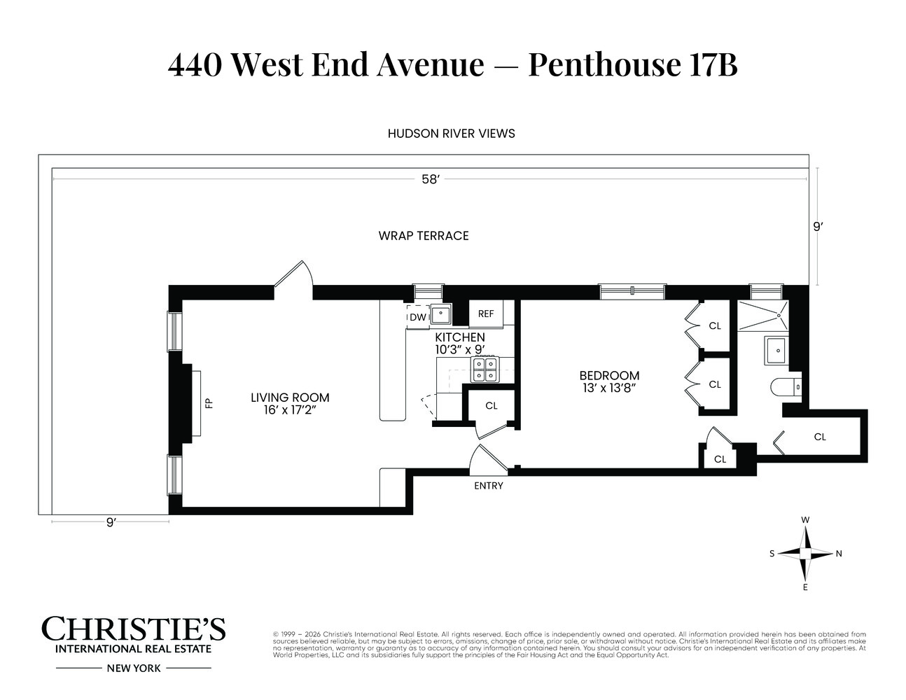 440 West End Avenue 17B Upper West Side New York NY 10024