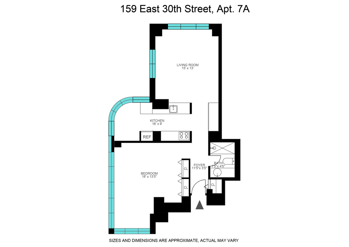 159 East 30th Street 7A Kips Bay New York NY 10016