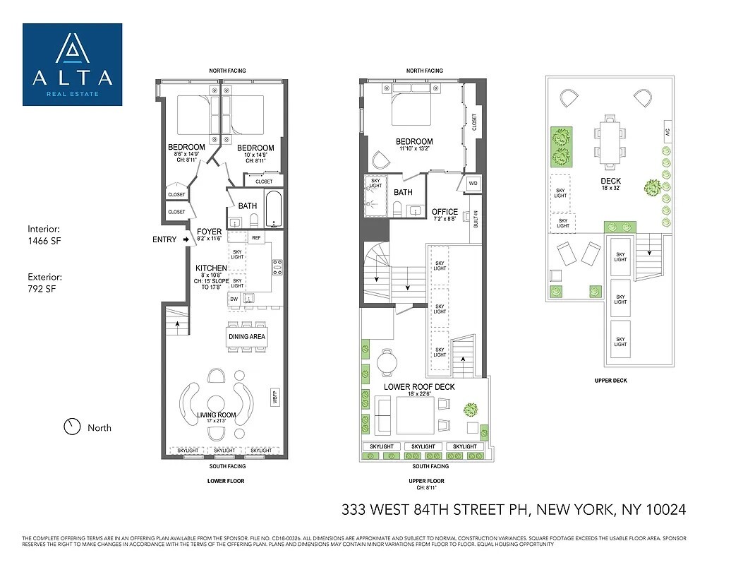 333 West 84th Street PH Upper West Side New York NY 10024