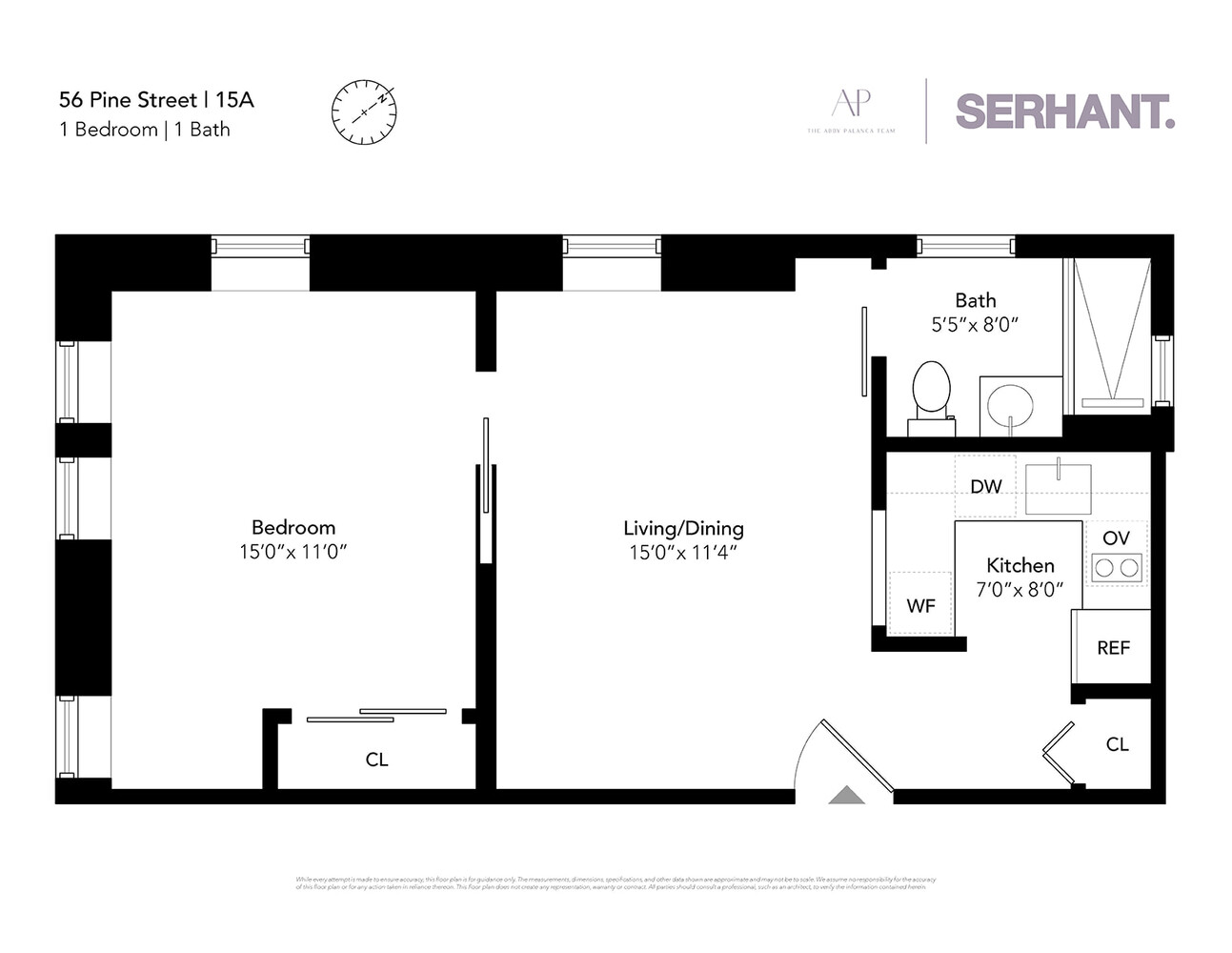 56 Pine Street 15/A Financial District New York NY 10005