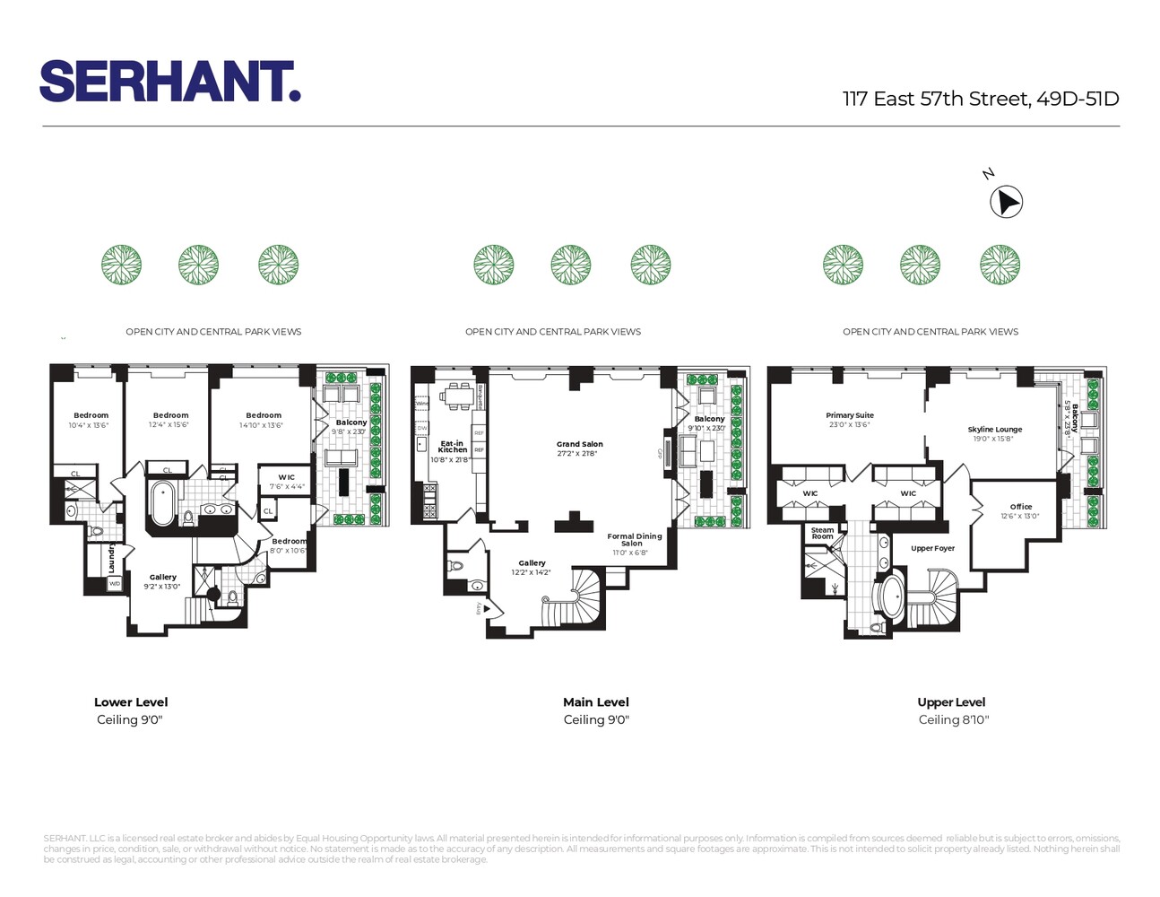 117 East 57th Street 49D/51D Midtown East New York NY 10022