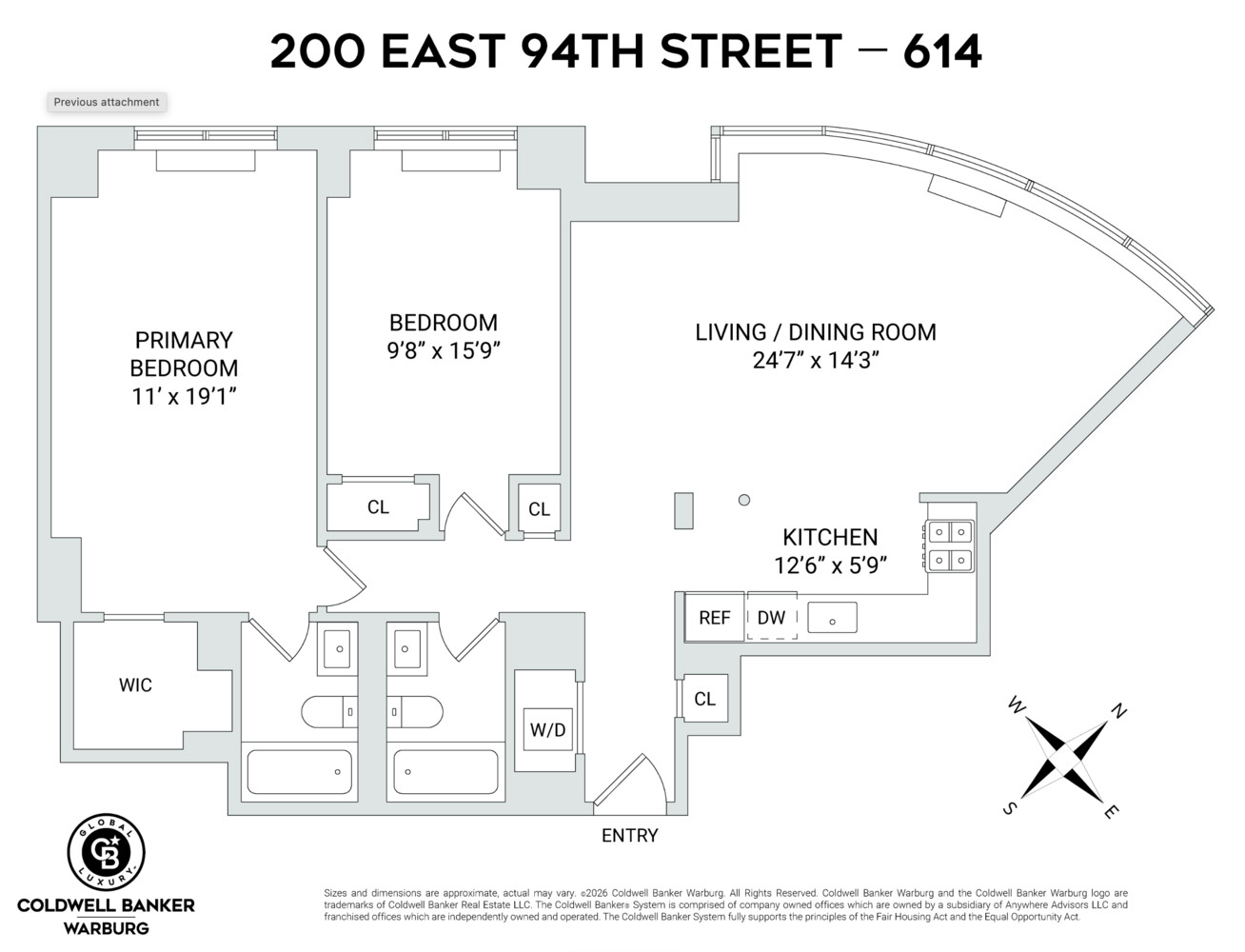 200 East 94th Street 612/614 Upper East Side New York NY 10128