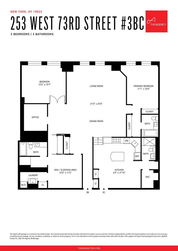 253 West 73rd Street 3BC Upper West Side New York NY 10023