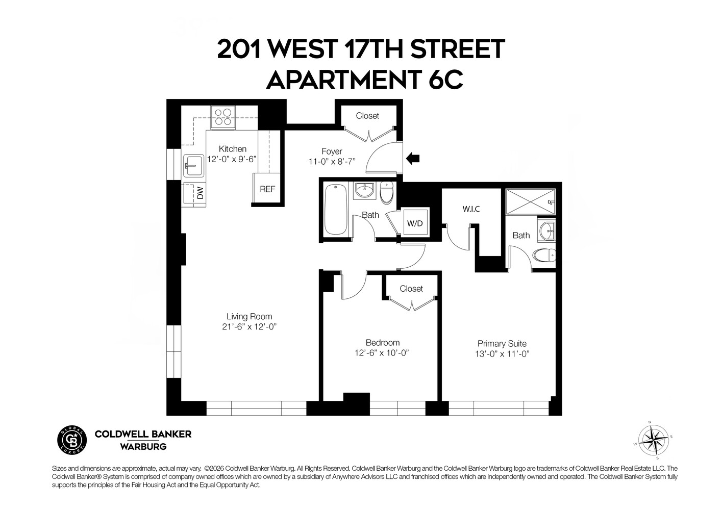 201 West 17th Street 6C Chelsea New York NY 10011