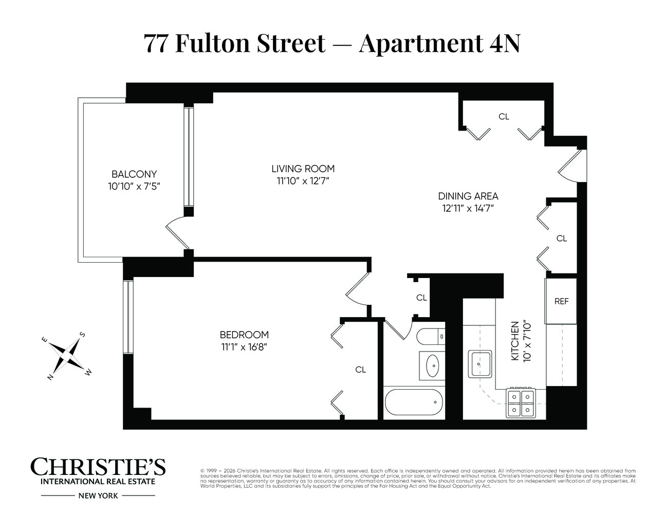 77 Fulton Street 4N Seaport District New York NY 10038