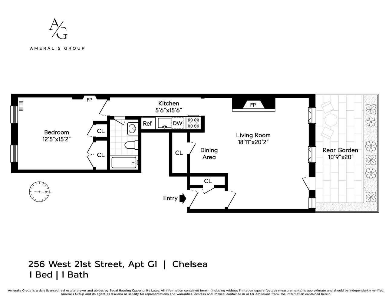 256 West 21st Street G1 Chelsea New York NY 10011