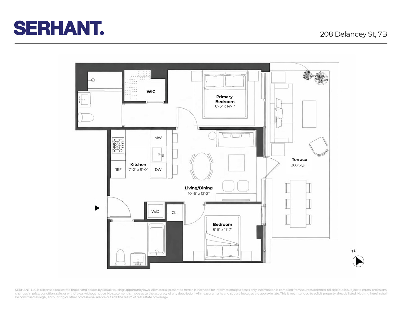 208 Delancey Street 7/B Lower East Side New York NY 10002