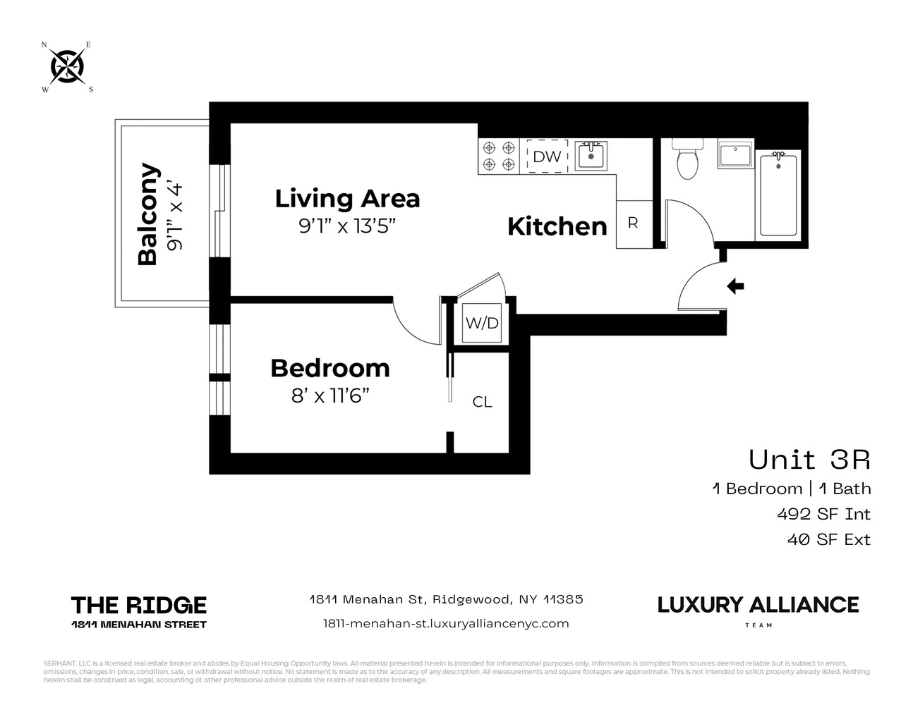 1811 Menahan Street 3R Ridgewood Queens NY 11385