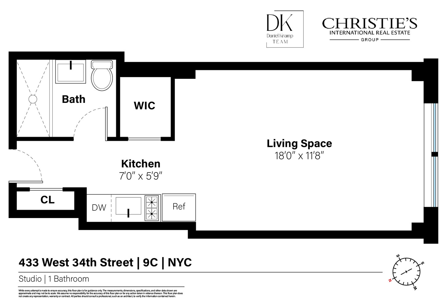 433 West 34th Street 9C Clinton New York NY 10001