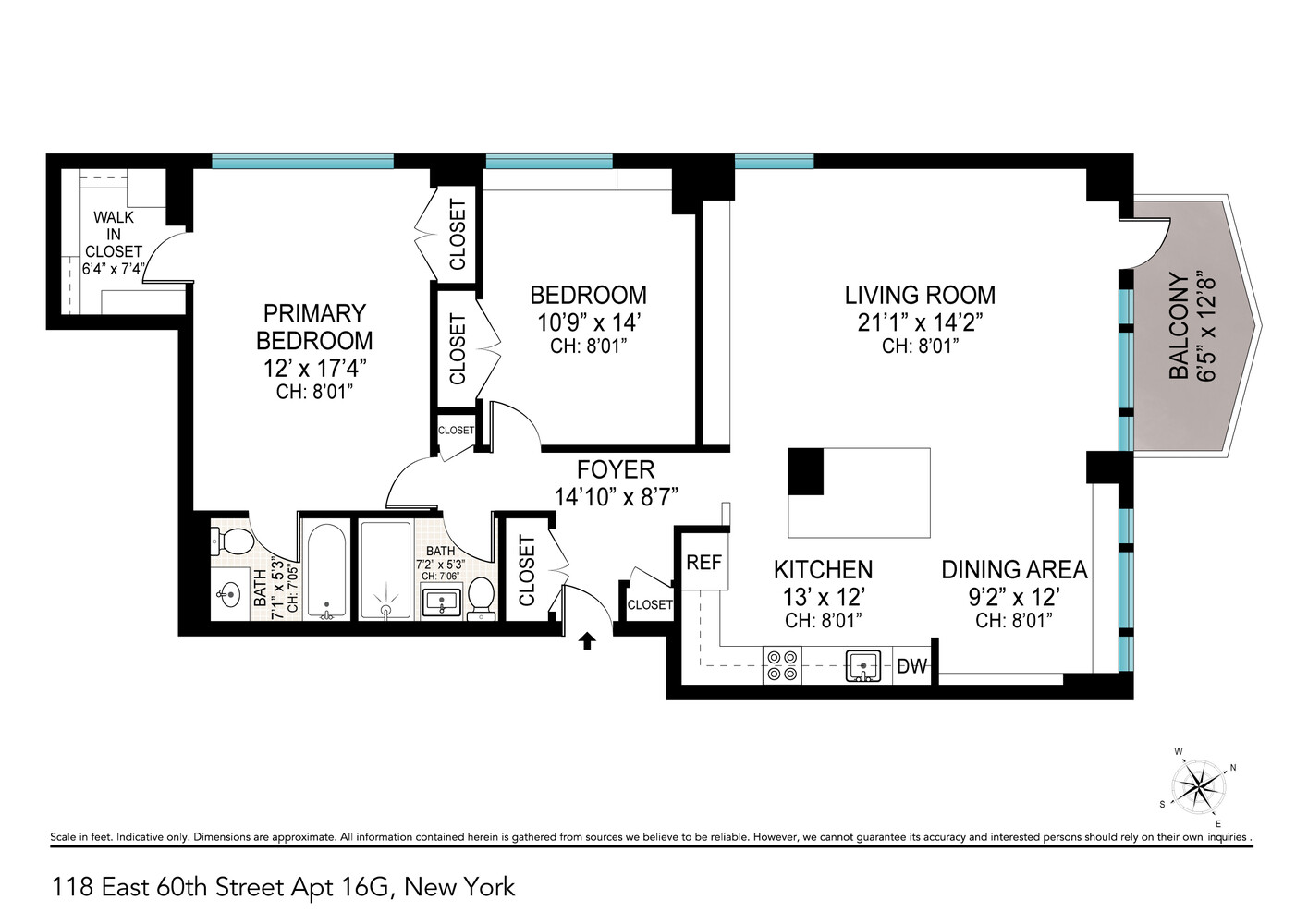 118 East 60th Street 16G Upper East Side New York NY 10022