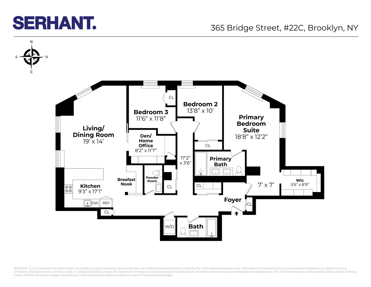 365 Bridge Street 22C Downtown Brooklyn NY 11201