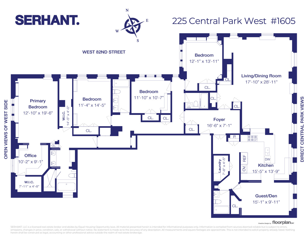 225 Central Park West 1605 Central Park West New York NY 10024
