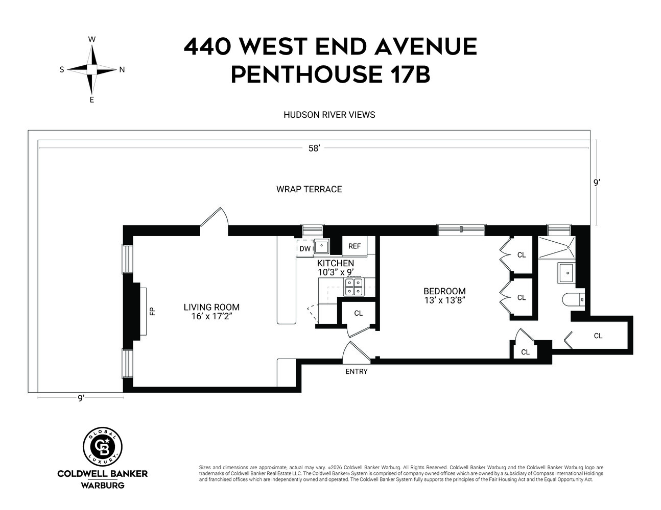 440 West End Avenue 17B Upper West Side New York NY 10024