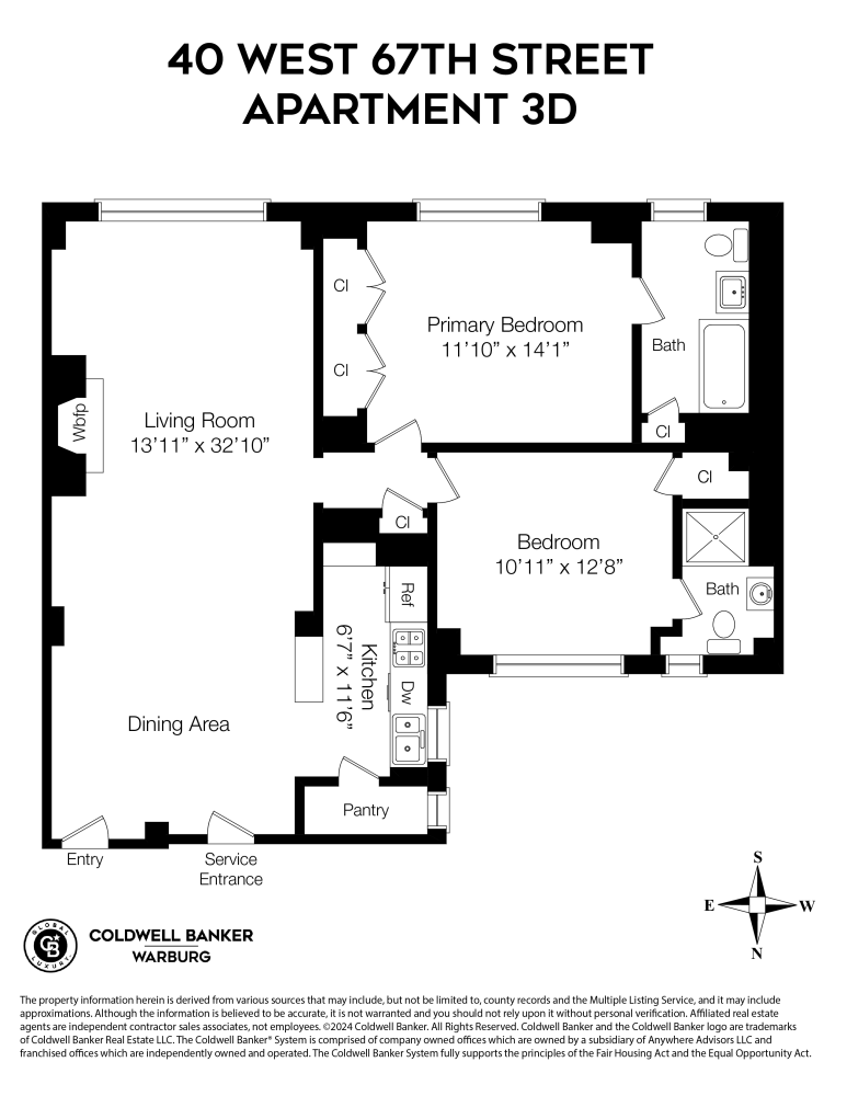 40 West 67th Street 3D Lincoln Square New York NY 10023