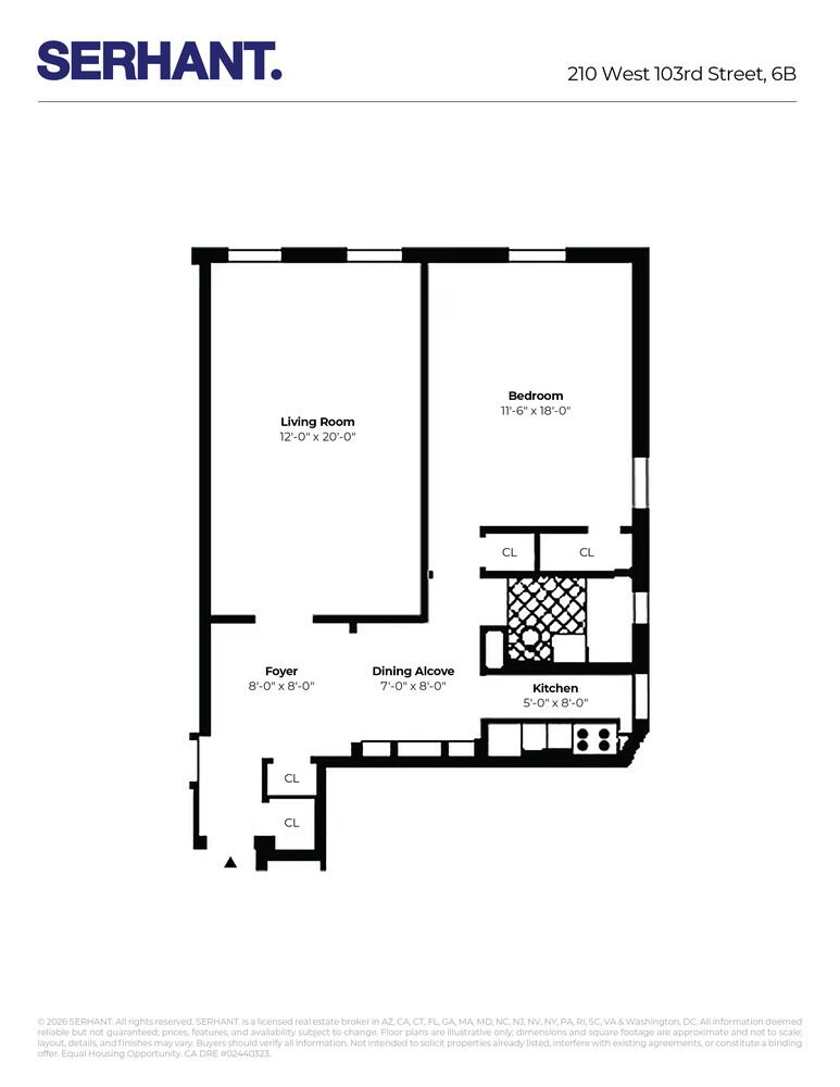 210 West 103rd Street 6B Manhattan Valley New York NY 10025