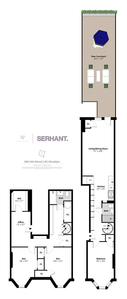 298 12th Street 1/R Park Slope Brooklyn NY 11215