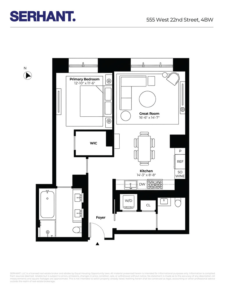 555 West 22nd Street 4BW Chelsea New York NY 10011