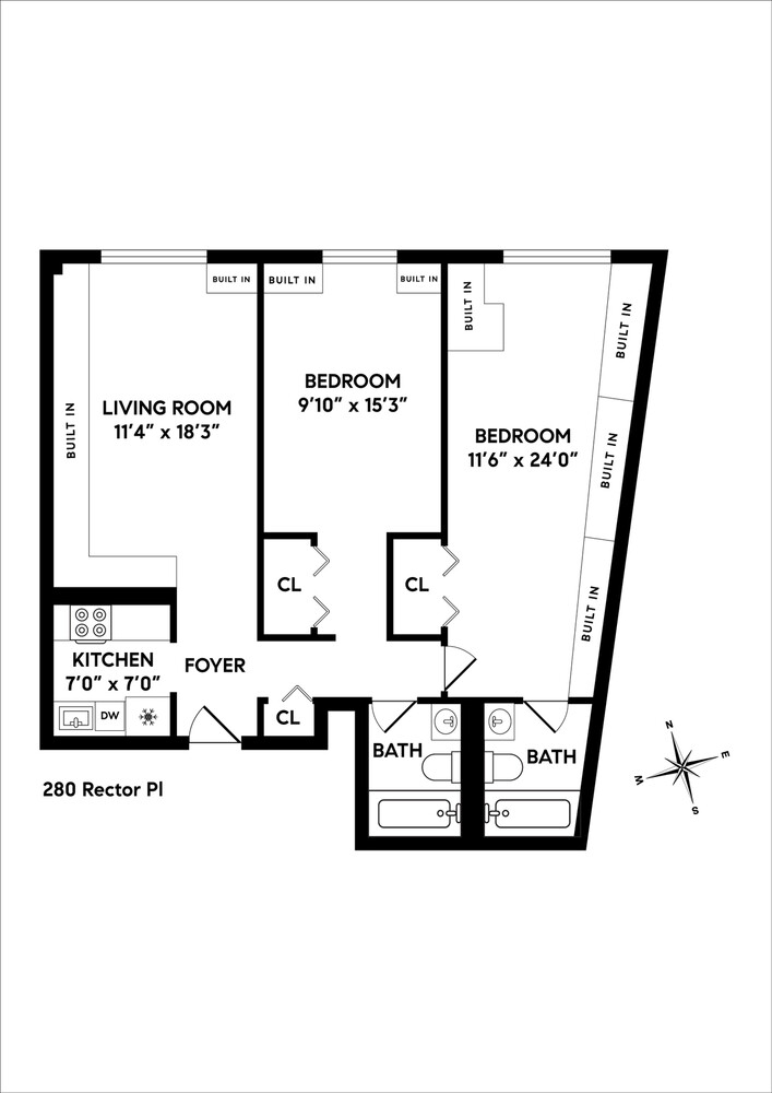 280 Rector Place 9C Battery Park City New York NY 10280