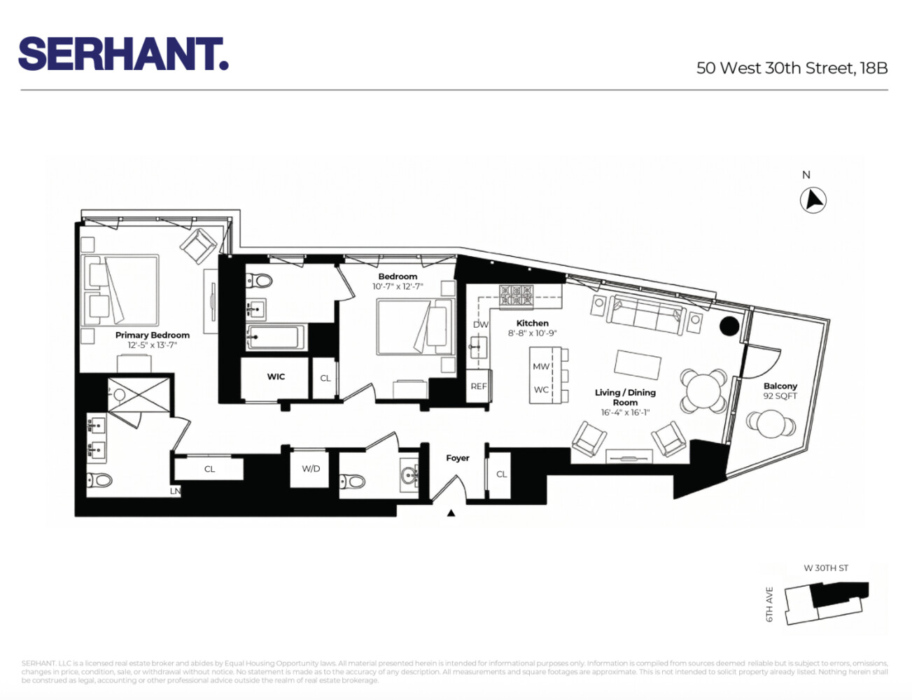 50 West 30th Street 18B NoMad New York NY 10001