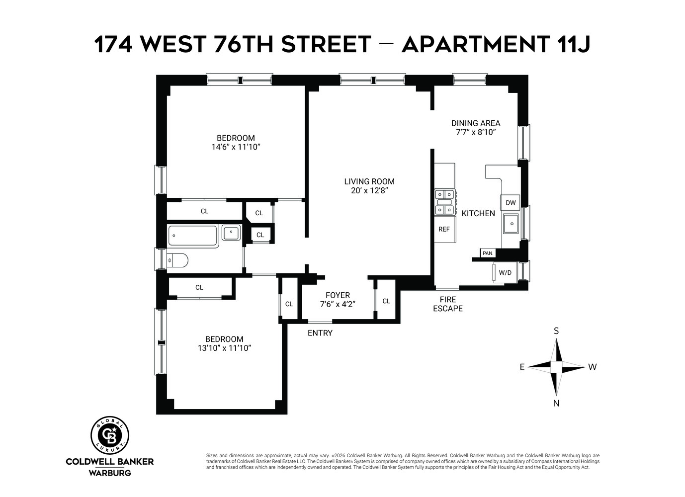 174 West 76th Street 11J Upper West Side New York NY 10023