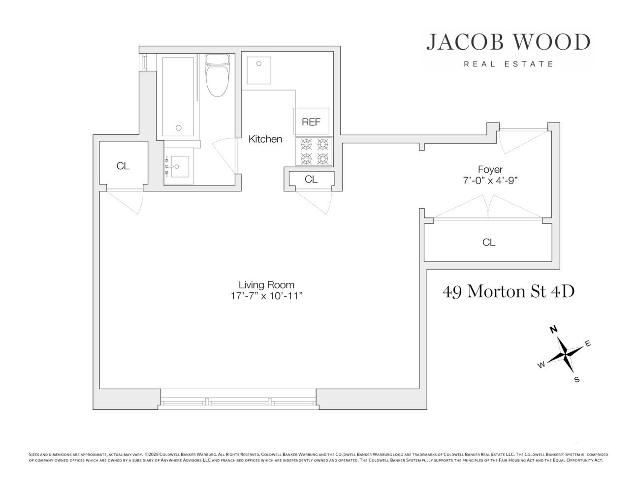 49 Morton Street 4D W. Greenwich Village New York NY 10014