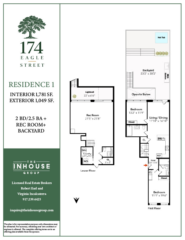 174 Eagle Street GARDEN Greenpoint Brooklyn NY 11222