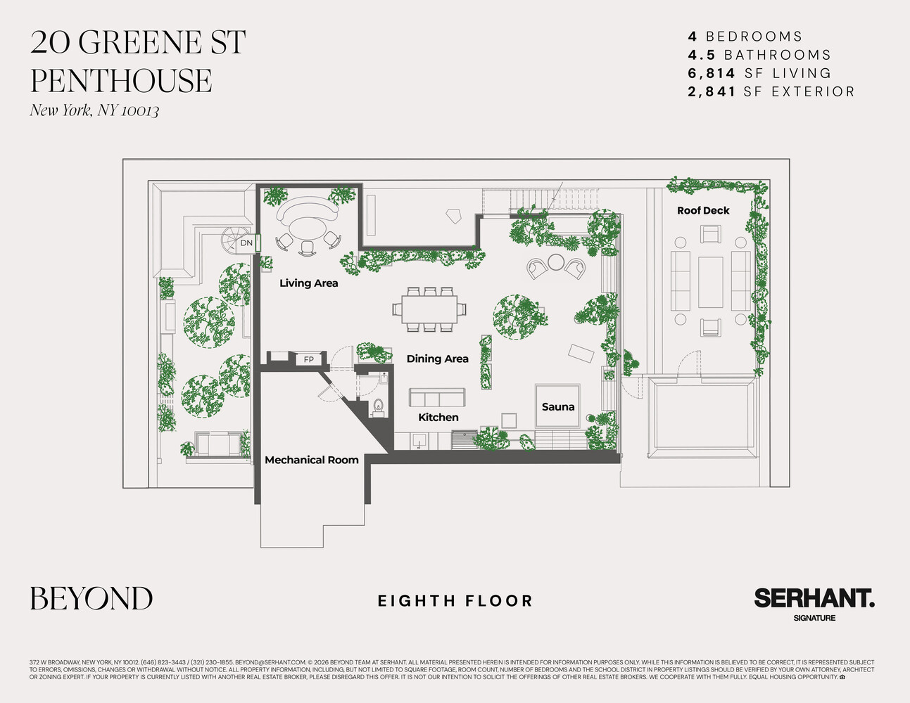 20 Greene Street PENTHOUSE Soho New York NY 10013