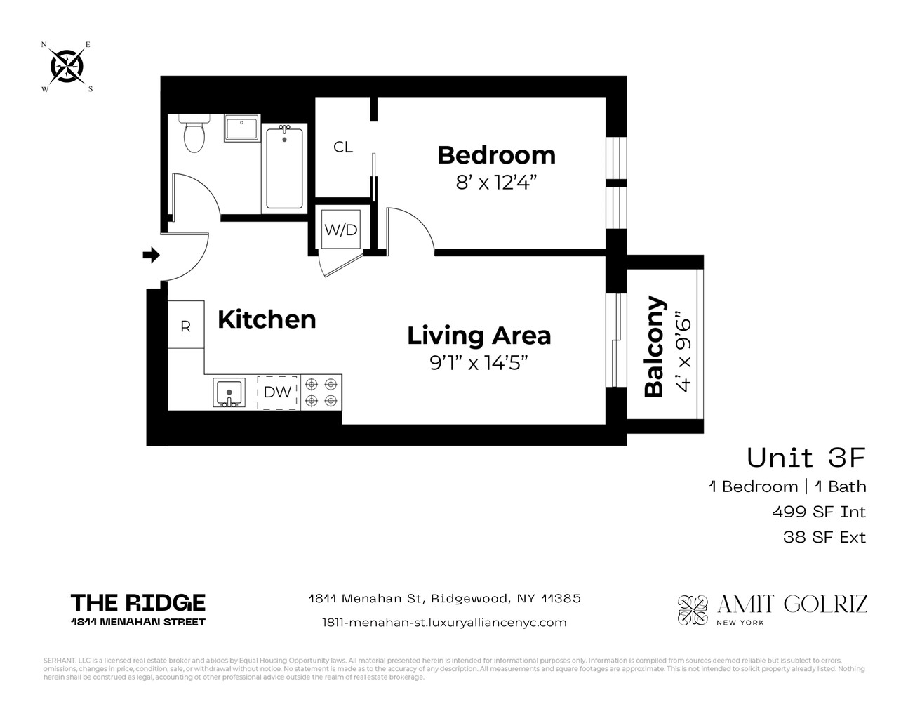 1811 Menahan Street 3F Ridgewood Queens NY 11385