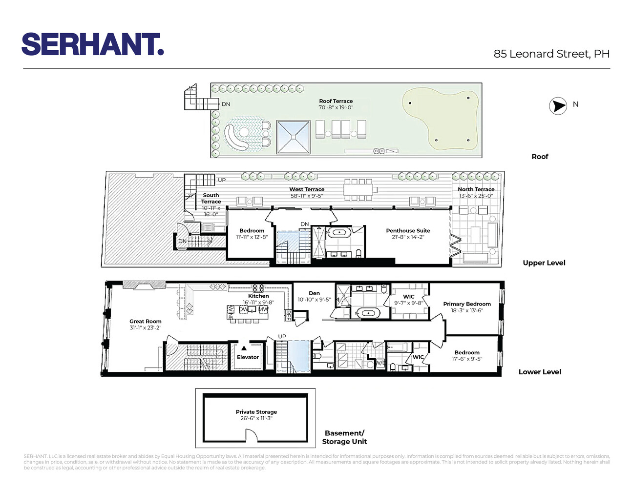 85 Leonard Street PH Tribeca New York NY 10013