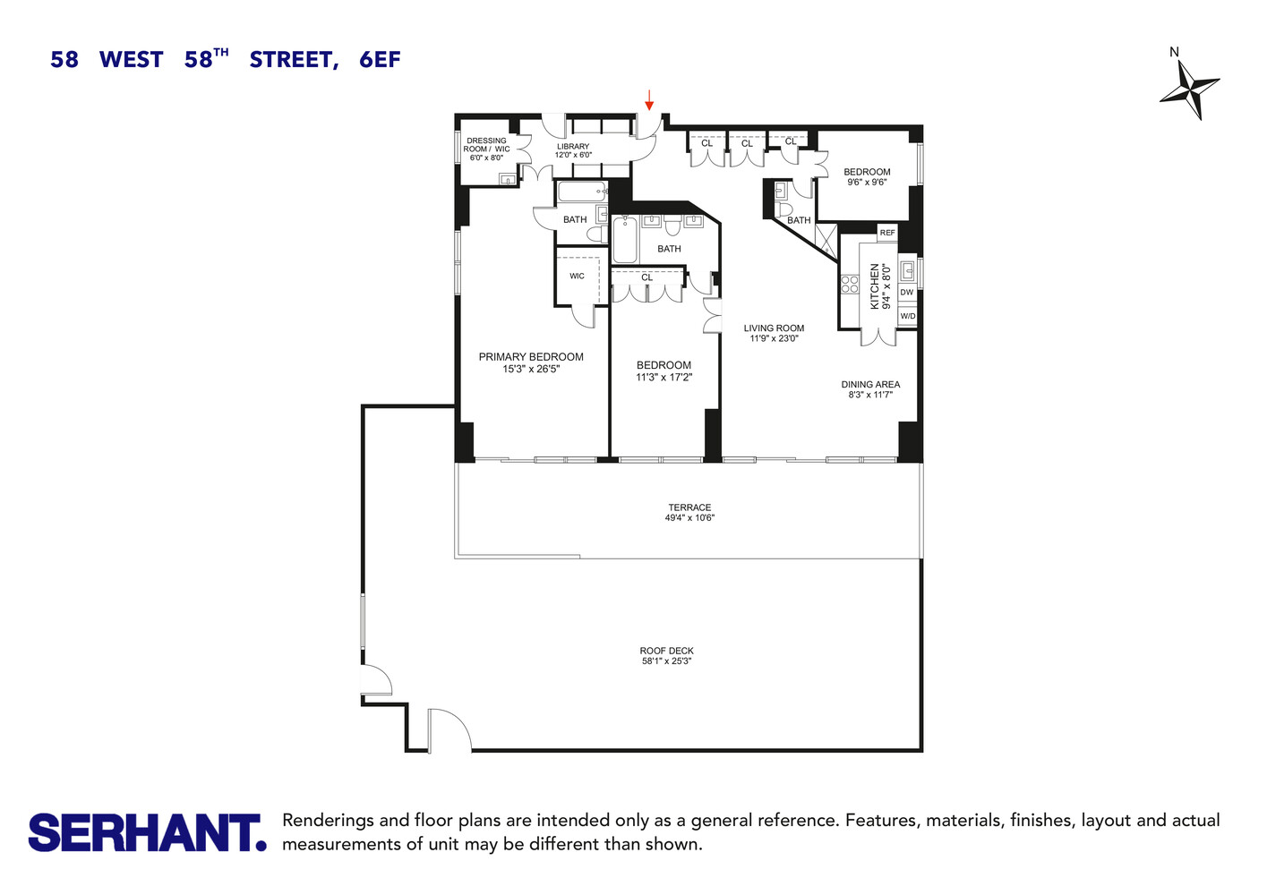 58 West 58th Street 6EF Midtown West New York NY 10019