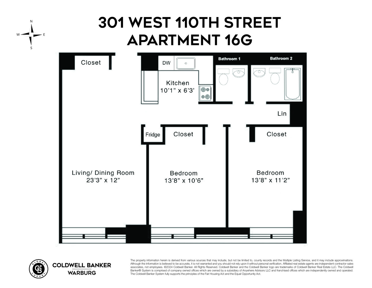 301 West 110th Street West Harlem New York NY 10026