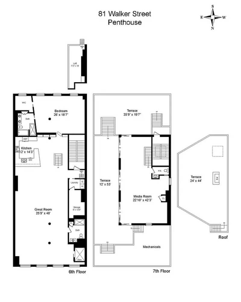 81 Walker Street PH Tribeca New York NY 10013