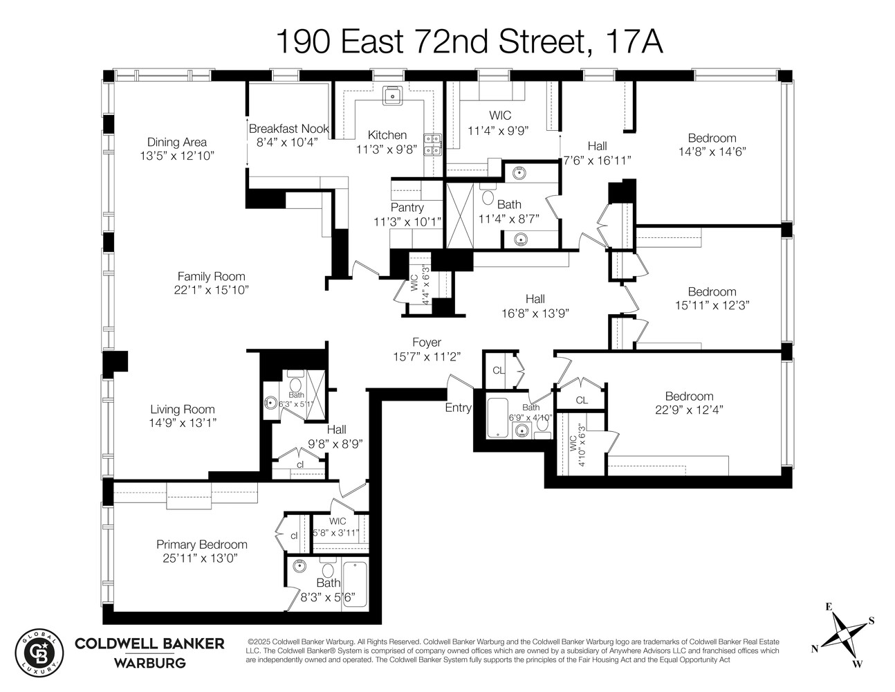 190 East 72nd Street 17AB Upper East Side New York NY 10021