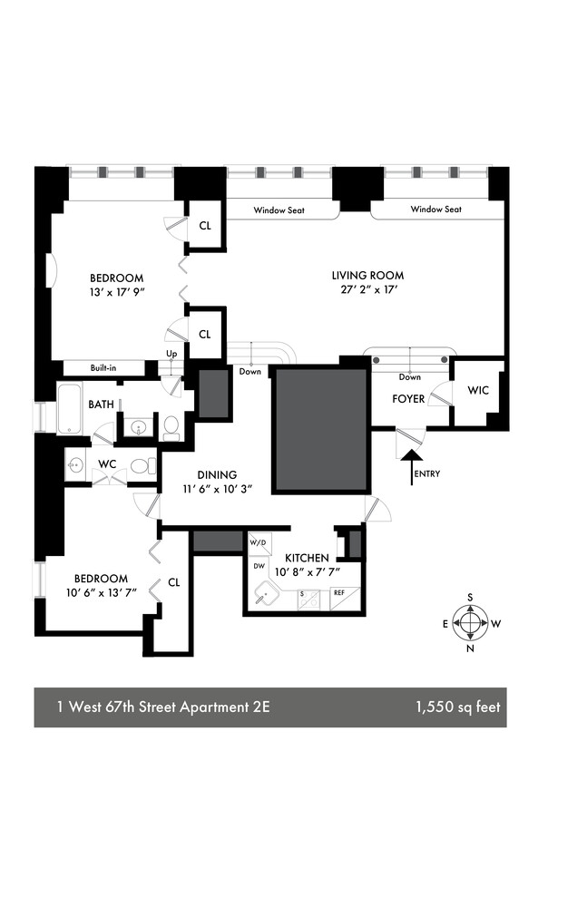 1 West 67th Street 2E Central Park West New York NY 10023