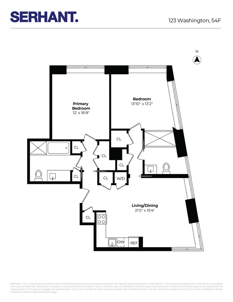 123 Washington Street PH54F Financial District New York NY 10006