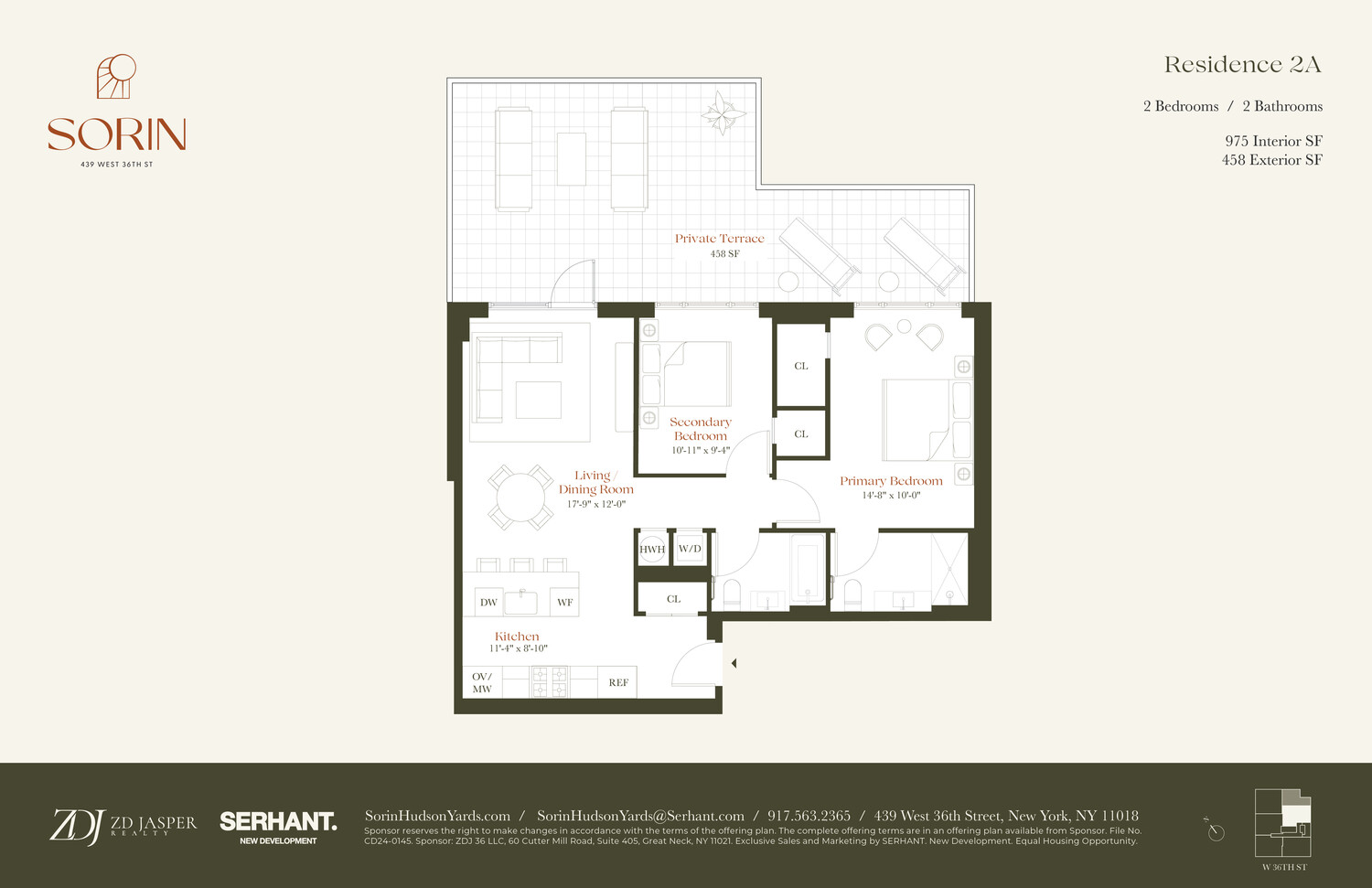 439 West 36th Street 2A Clinton New York NY 10018