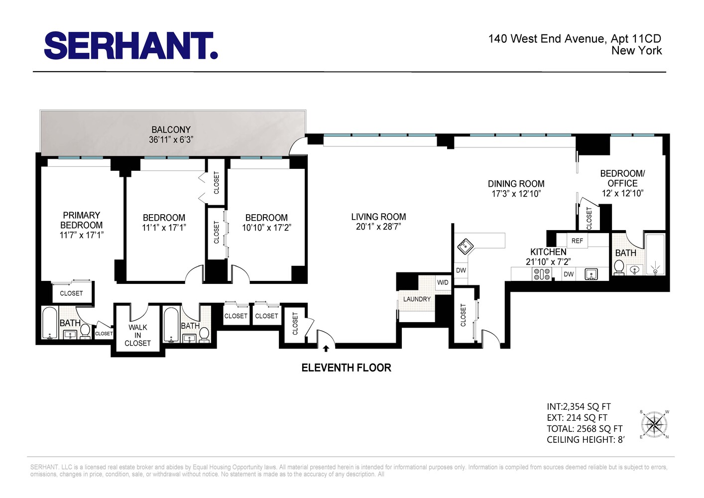 140 West End Avenue 11CD Lincoln Square New York NY 10023