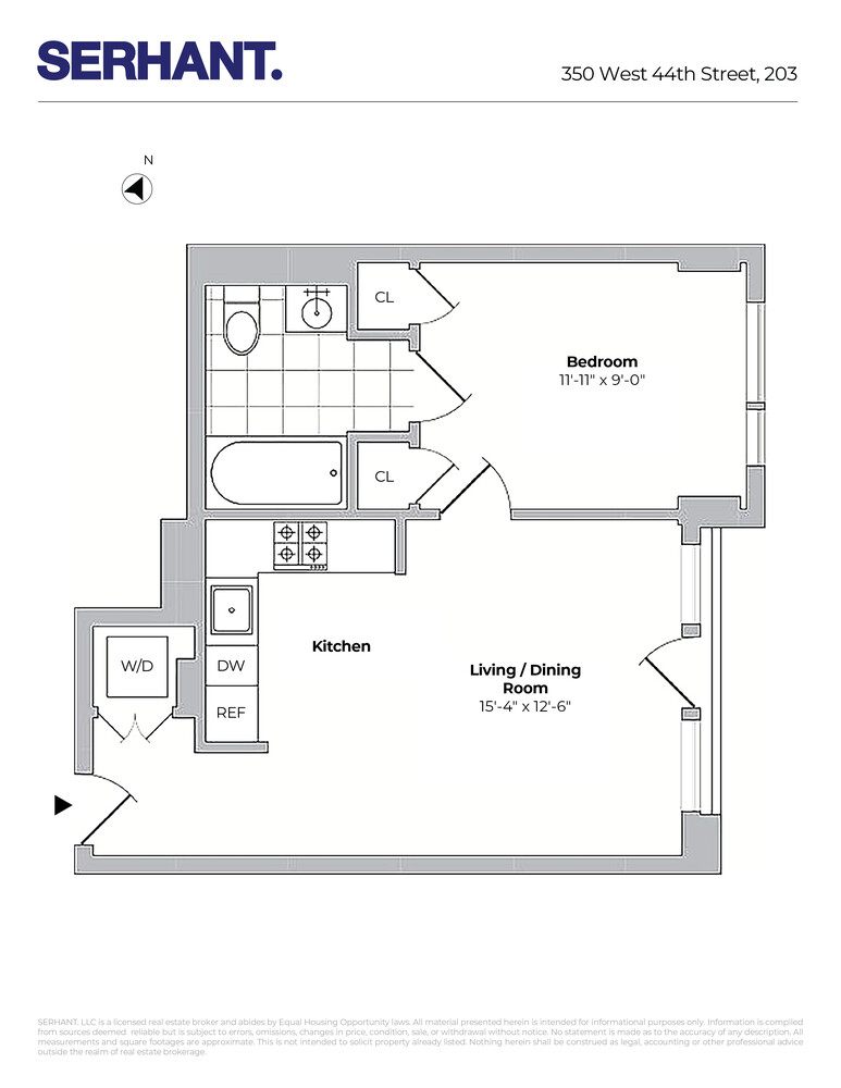 350 West 44th Street 203 Clinton New York NY 10036