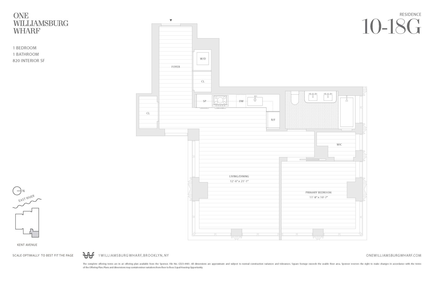 480 Kent Avenue 14G Williamsburg Brooklyn NY 11249