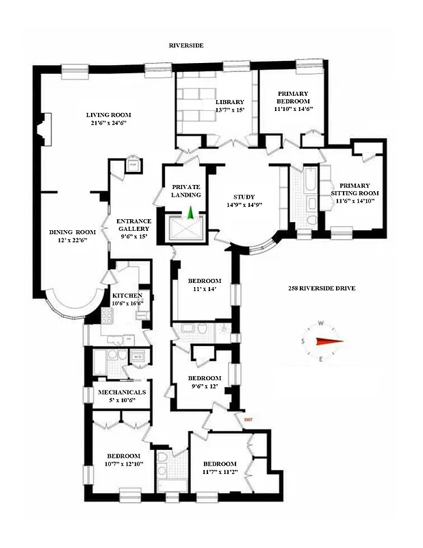 258 Riverside Drive 1CD Upper West Side New York NY 10025