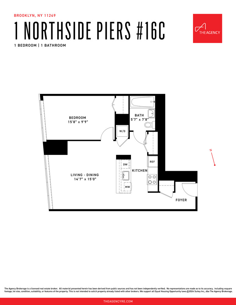 1 Northside Piers 16C Williamsburg Brooklyn NY 11249