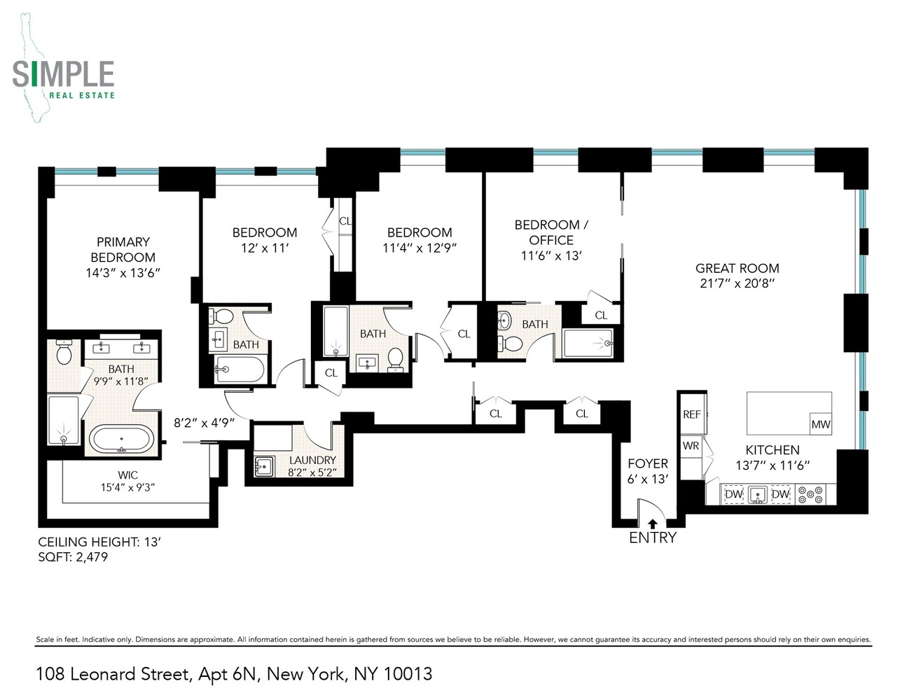 108 Leonard Street Tribeca New York NY 10013