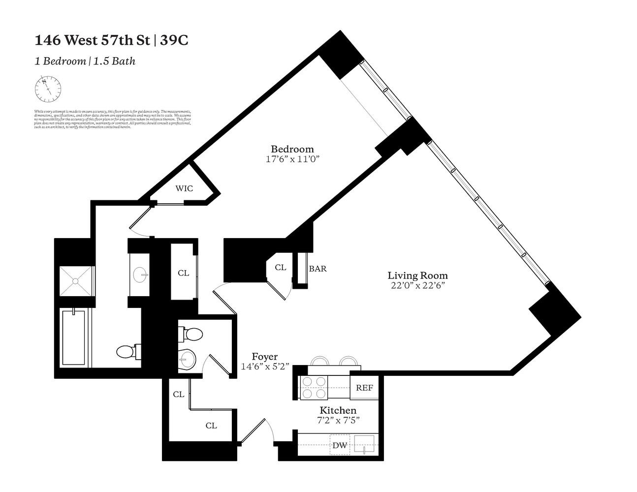 146 West 57th Street 39C Midtown West New York NY 10019