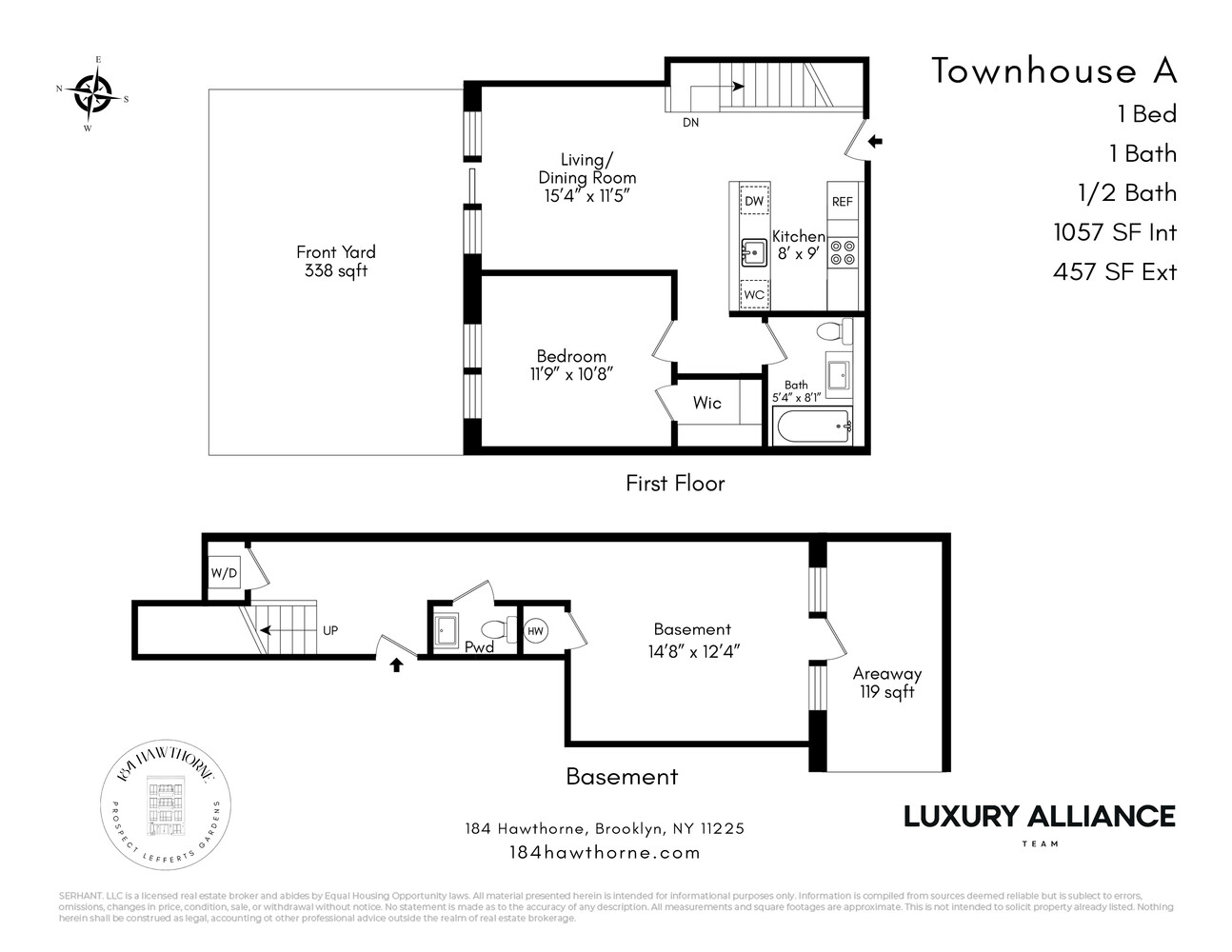 184 Hawthorne Street 1A Brooklyn NY 11225