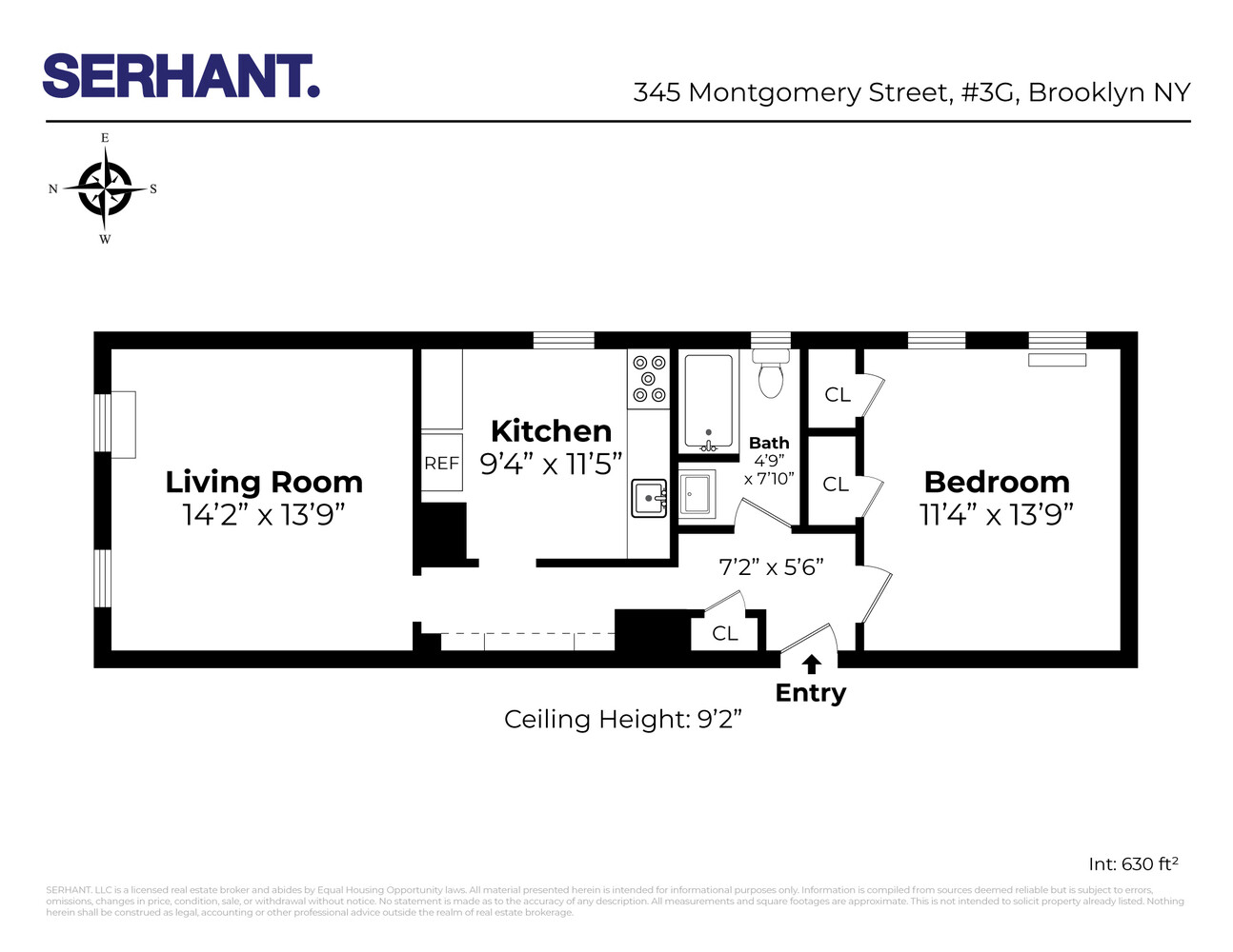 345 Montgomery Street 3G Crown Heights Brooklyn NY 11225
