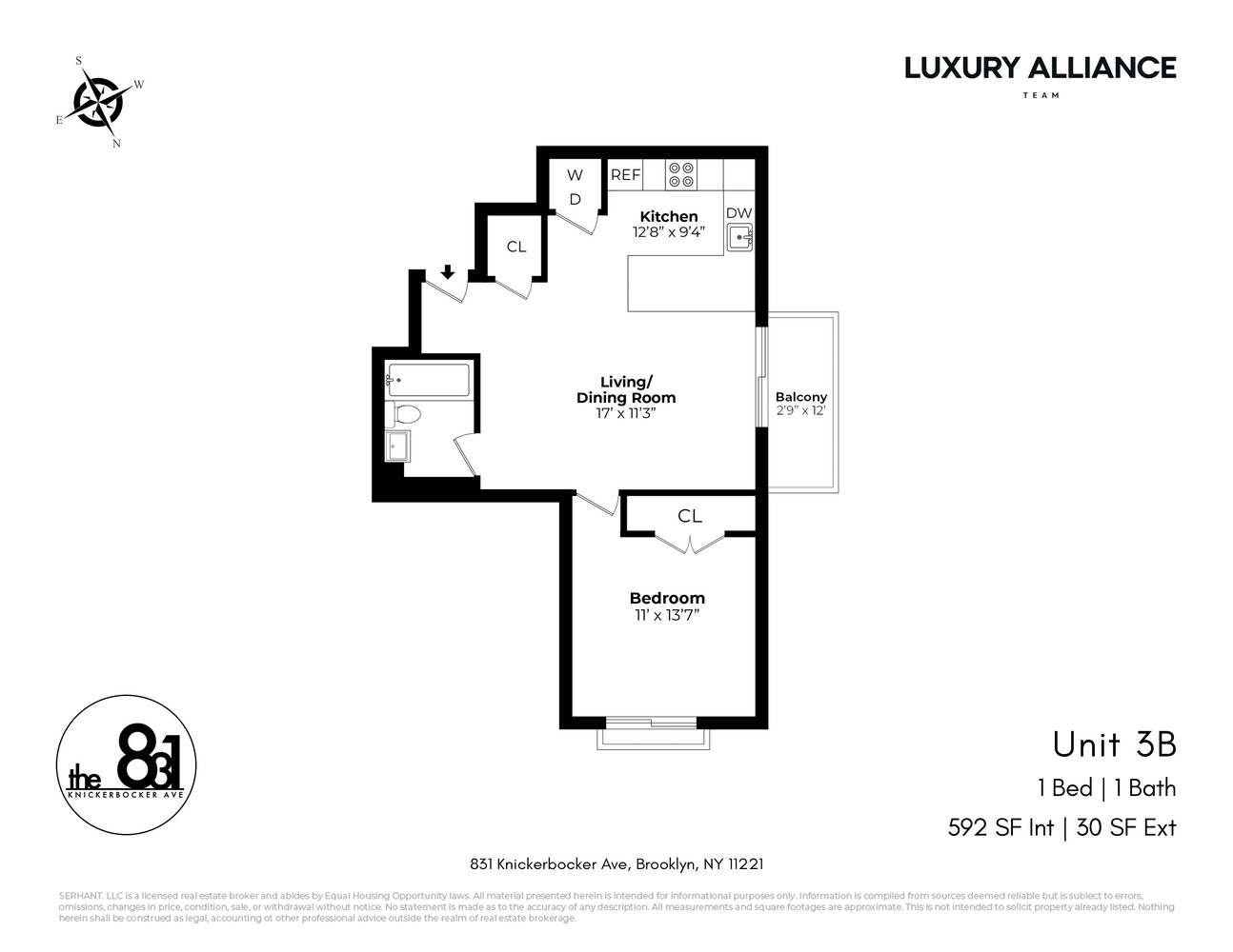 831 Knickerbocker Avenue 3B Bushwick Brooklyn NY 11237