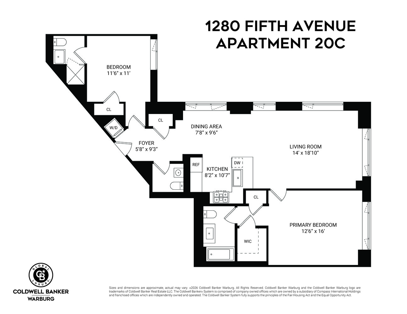 1280 Fifth Avenue 20C Upper East Side New York NY 10029